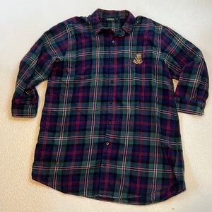 Ralph Lauren Flannel sleep shirt xl